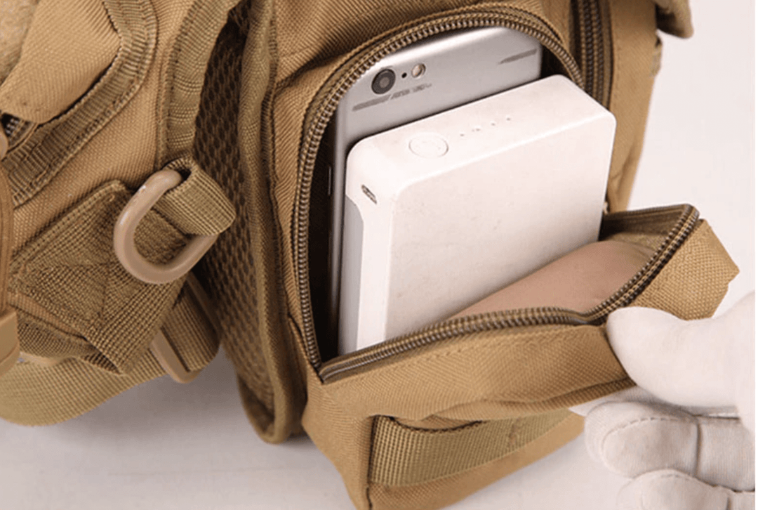 MOLLE system thigh bag, versatile for tactical use or general outdoor utility and attachment of gear