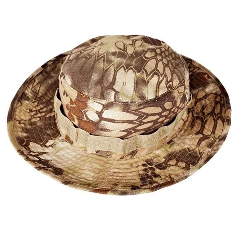 Camo sniper hat, a versatile outdoor accessory, offering sun and element protection for adventurers.