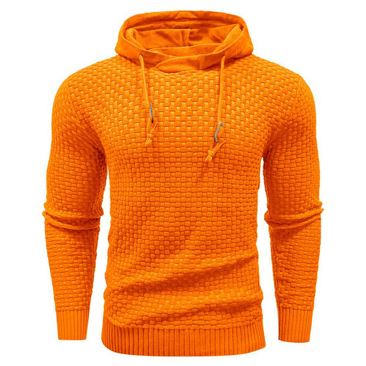Phantom Unisex Hoodie on a hanger, representing ready-to-wear comfort & timeless style