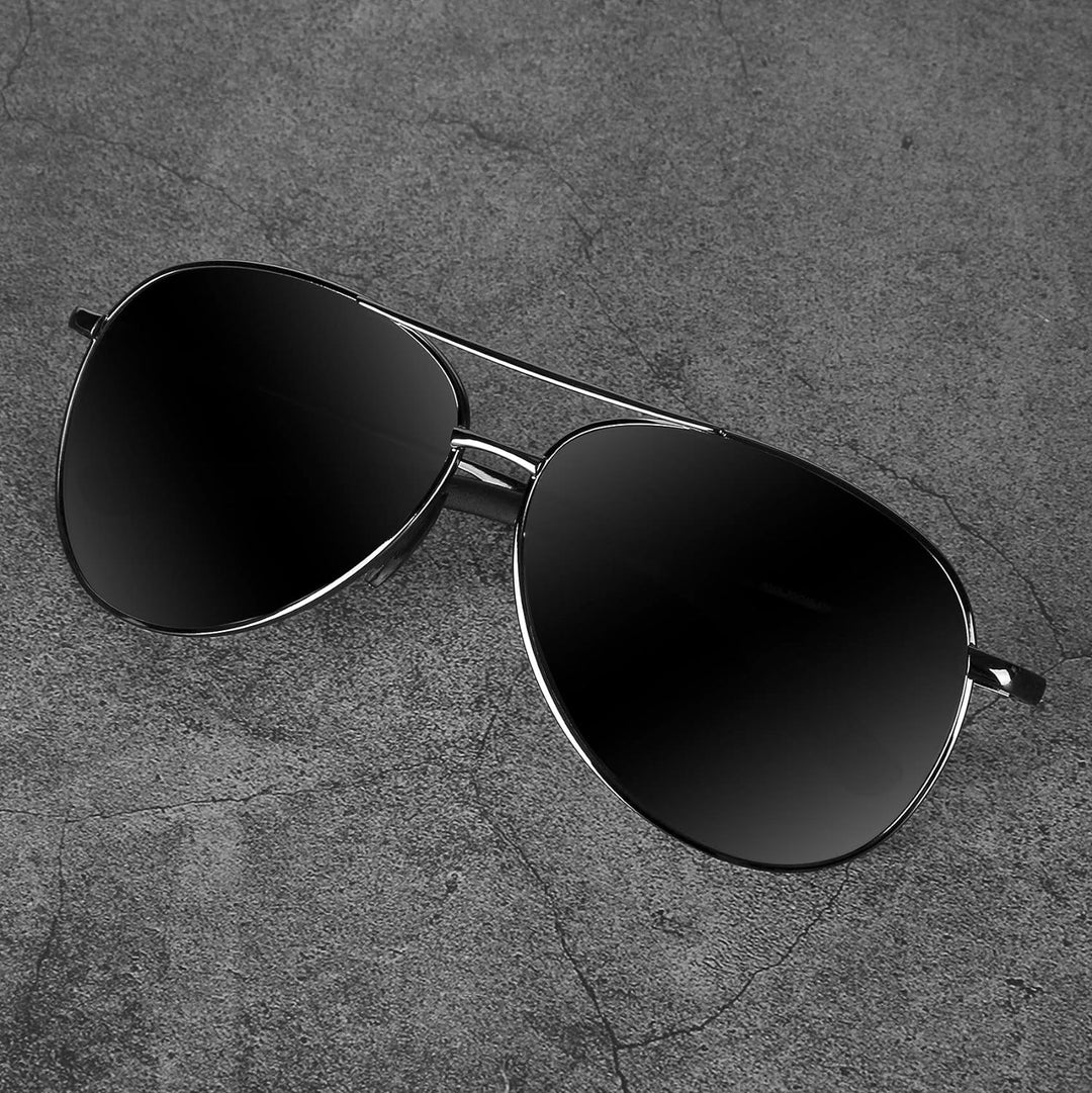 Joey model polarized aviator sunglasses: unisex, UV protection, glare reduction, stylish eyewear.