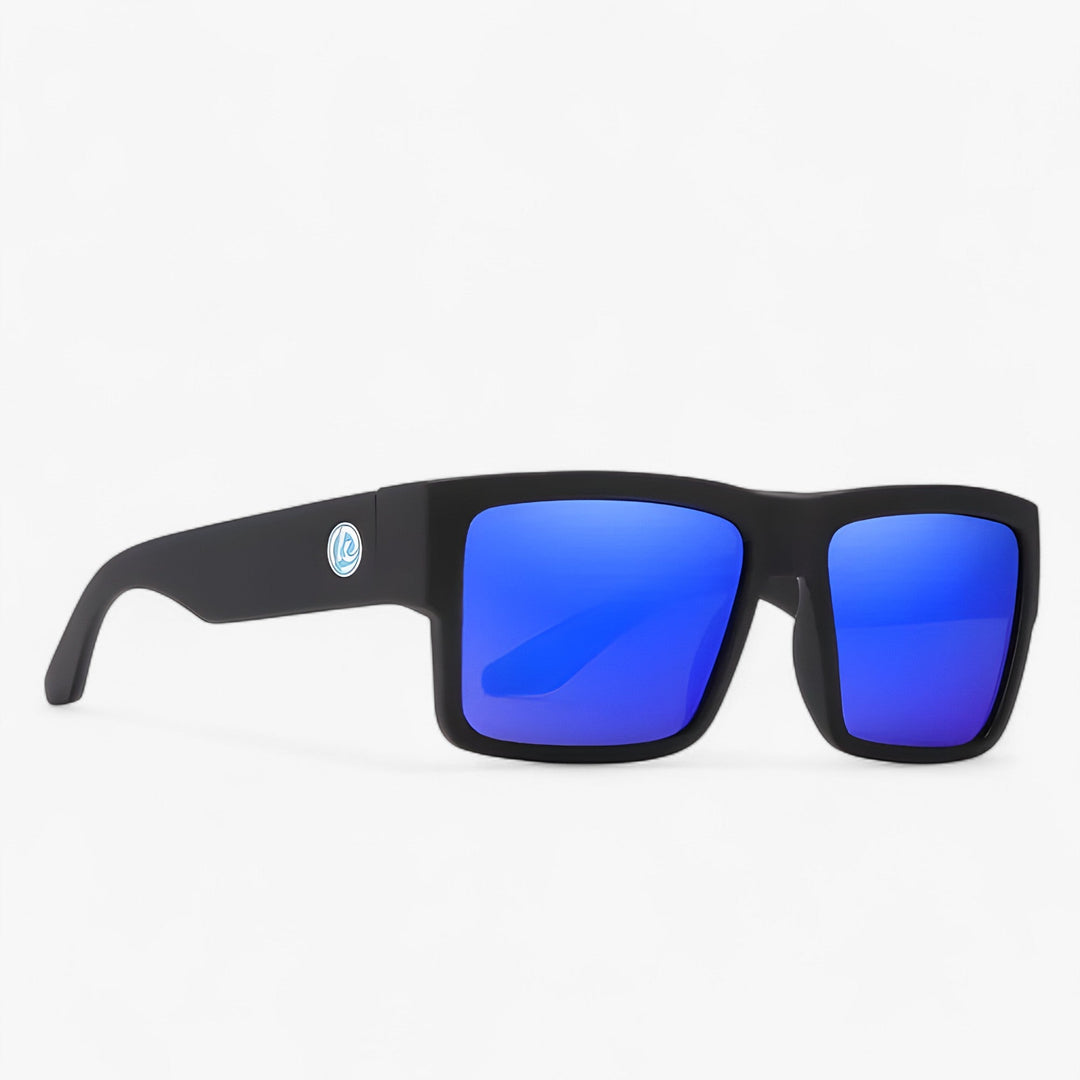 Stratos anti-glare polarized sports sunglasses offering windproof and UV protection for outdoor eyewear.