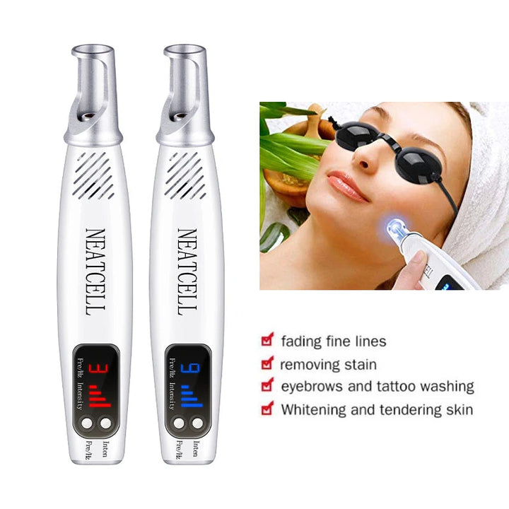 Home use Tattoo Removal Laser Pen, ideal for removing unwanted tattoos, improving skin tone & texture.
