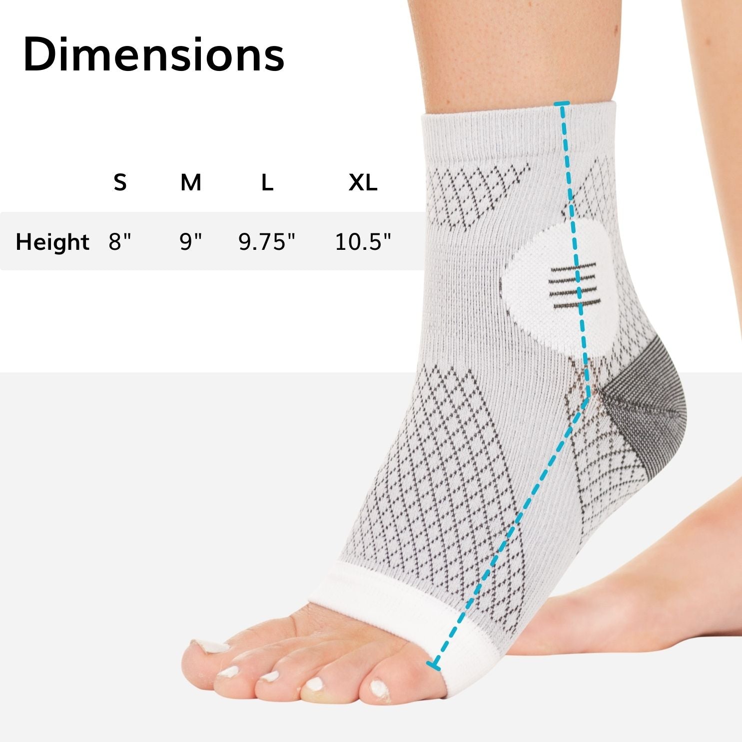 Unisex Toeless Compression Neuropathy Socks for Foot Relief - Lexians