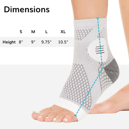 Unisex Toeless Compression Neuropathy Socks for Foot Relief - Lexians
