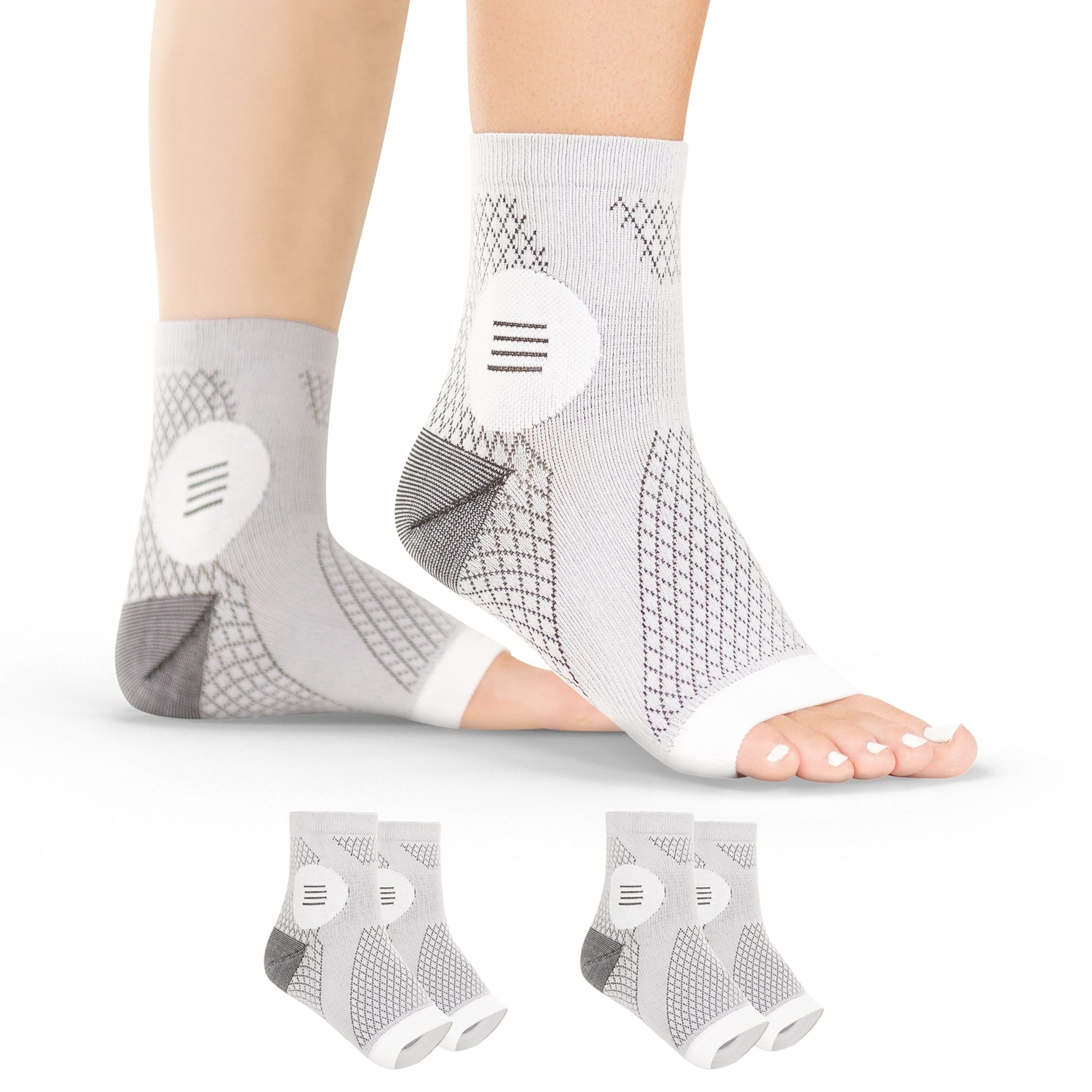 Unisex Toeless Compression Neuropathy Socks for Foot Relief - Lexians