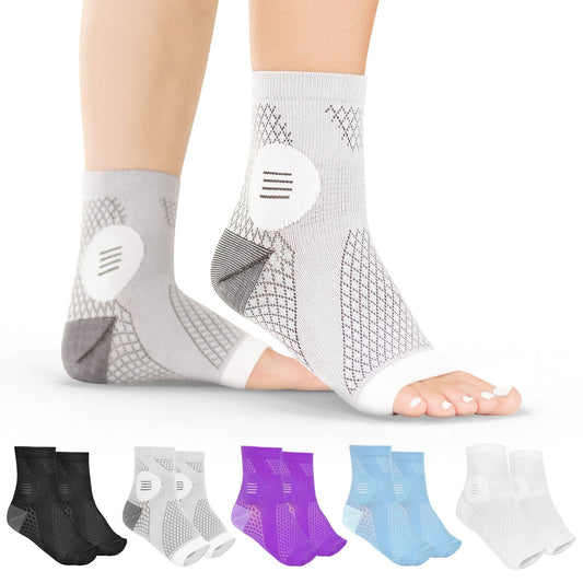 Unisex Toeless Compression Neuropathy Socks for Foot Relief - Lexians