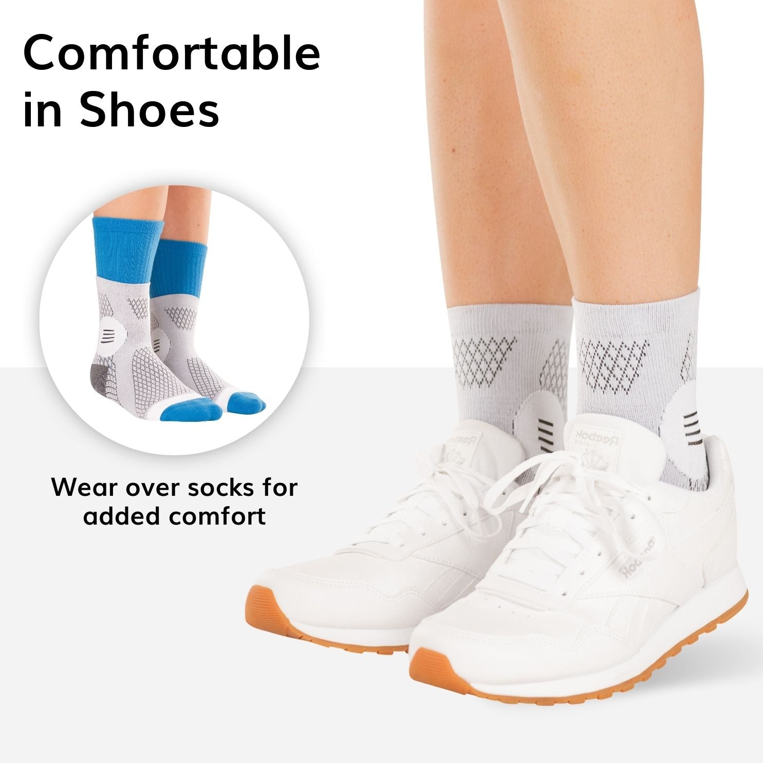 Unisex Toeless Compression Neuropathy Socks for Foot Relief - Lexians