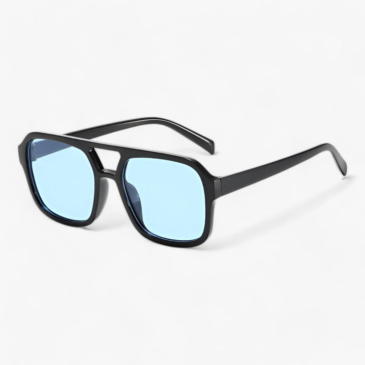 Stylish unisex oversized square frame sunglasses, vintage design eyewear offering reliable UV protection.