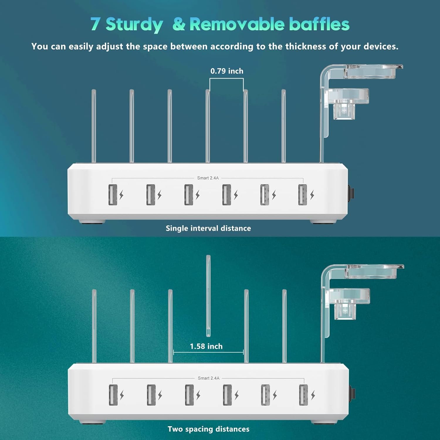 Universal Multi - Device Fast Charging Station for Home and Office - Lexians