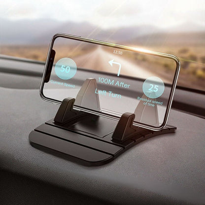 Universal Non - Slip Car Phone Holder with Soft Silicone Grip - Lexians