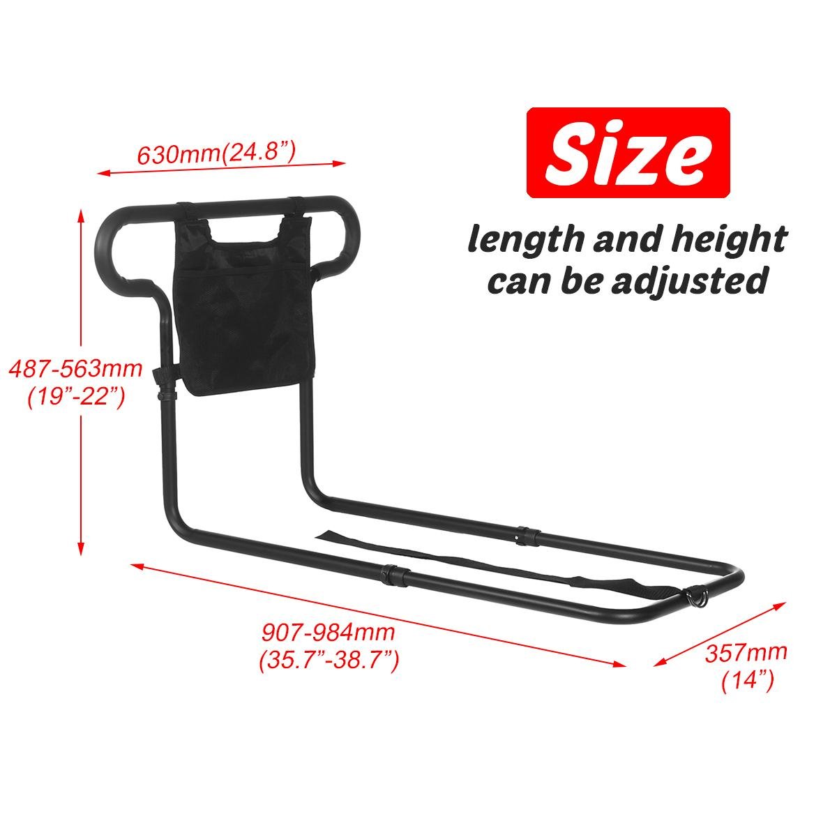 Universal Senior Bed Rail Assist for Safe Sleep - Lexians