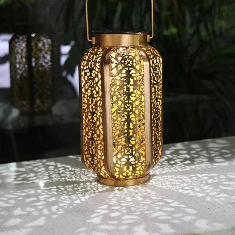 Vintage Solar Art Deco Lantern for Elegant Outdoor Lighting - Lexians