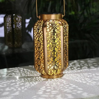 Vintage Solar Art Deco Lantern for Elegant Outdoor Lighting - Lexians