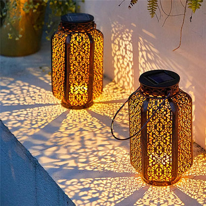 Vintage Solar Art Deco Lantern for Elegant Outdoor Lighting - Lexians