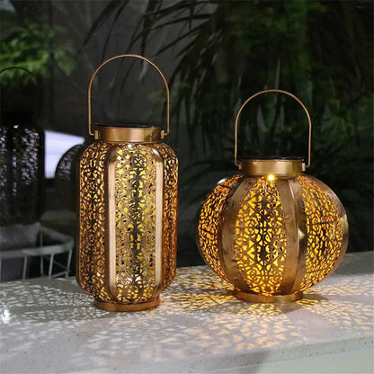 Vintage Solar Art Deco Lantern for Elegant Outdoor Lighting - Lexians
