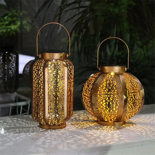Vintage Solar Art Deco Lantern for Elegant Outdoor Lighting - Lexians