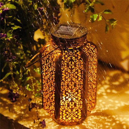 Vintage Solar Art Deco Lantern for Elegant Outdoor Lighting - Lexians