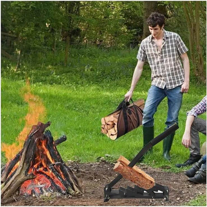 Wall Mounted Firewood Kindling Splitter for Home Use - Lexians