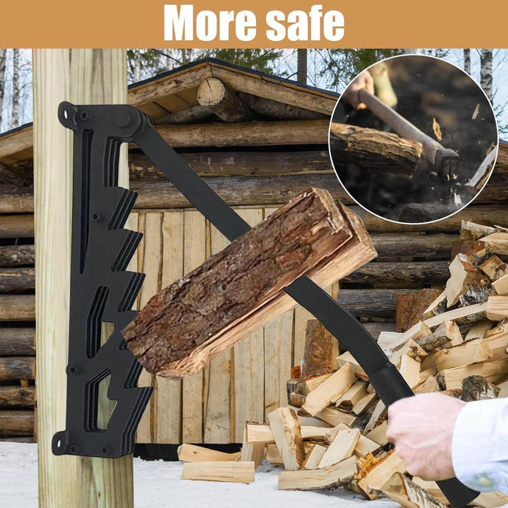 Wall Mounted Firewood Kindling Splitter for Home Use - Lexians