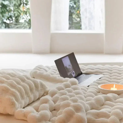 WarmWool Plush Wool Blanket - Ultra Cozy - Lexians