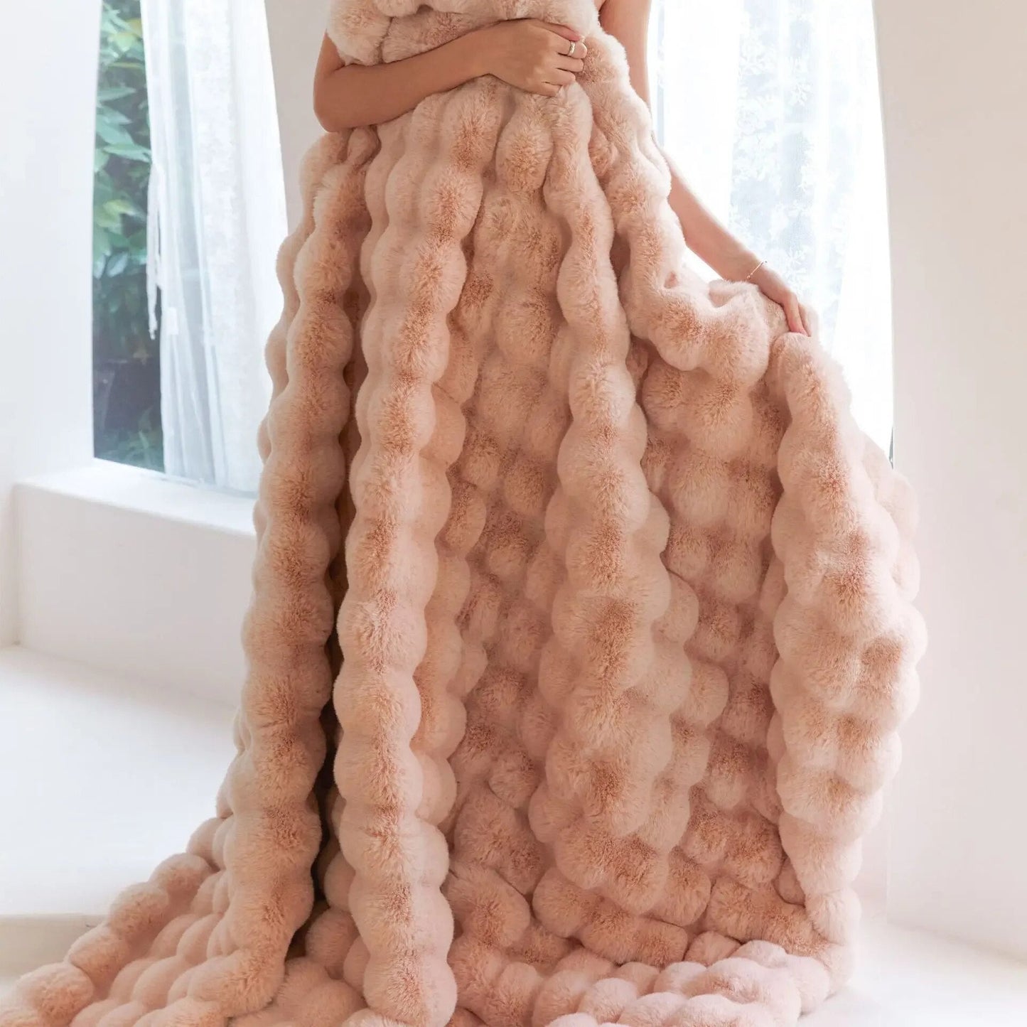 WarmWool Plush Wool Blanket - Ultra Cozy - Lexians