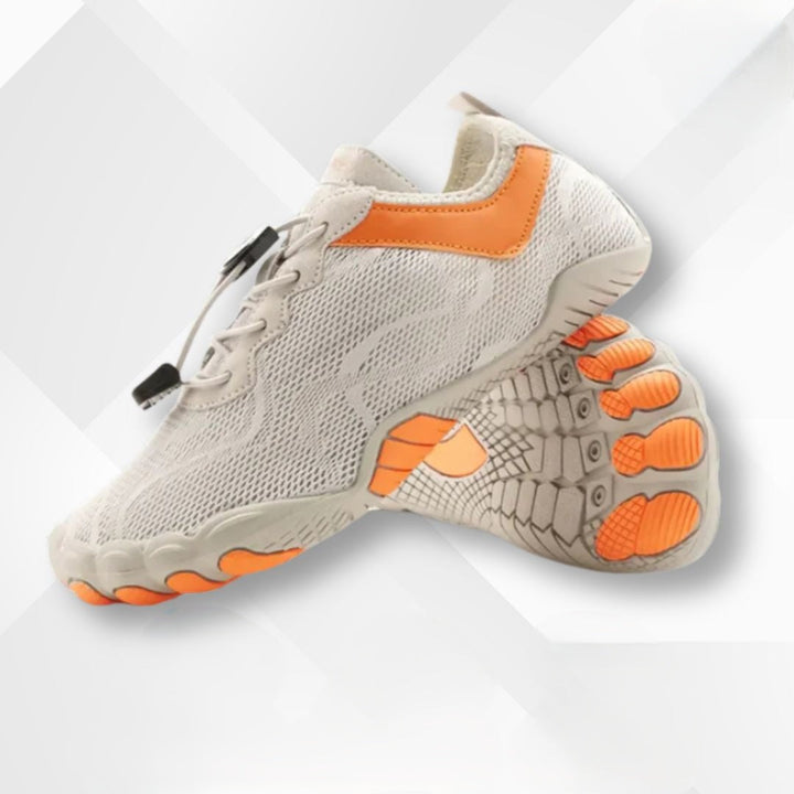 Comfortable unisex waterproof barefoot shoes for walking, offering pain relief & natural foot flexibility.