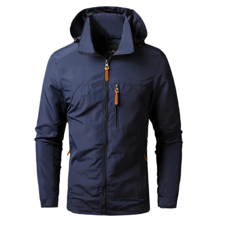 Versatile men's hiking jacket. Waterproof & windproof, ideal for outdoor adventures in any weather.