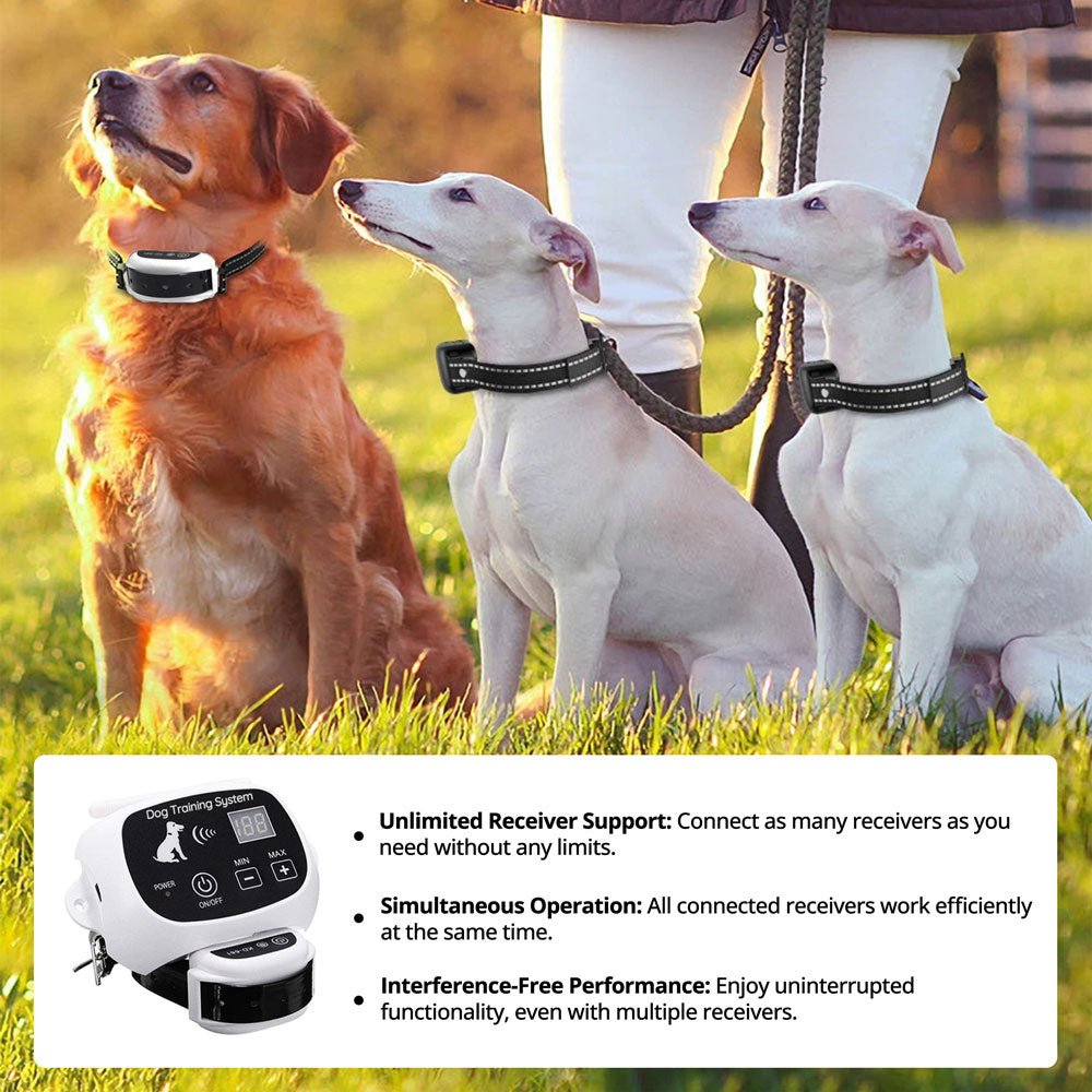 Wireless Dog Fence System with Adjustable Collar - Lexians