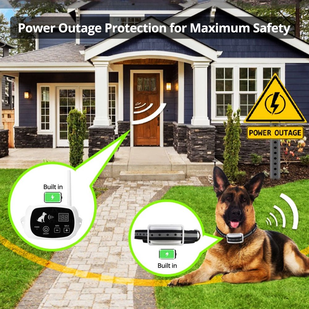 Wireless Dog Fence System with Adjustable Collar - Lexians
