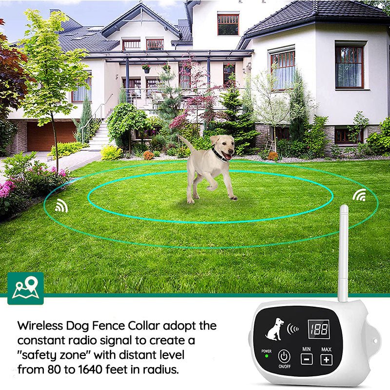 Wireless Dog Fence System with Adjustable Collar - Lexians