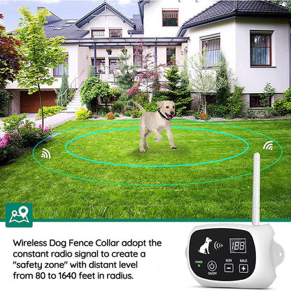 Wireless Dog Fence System with Adjustable Collar - Lexians