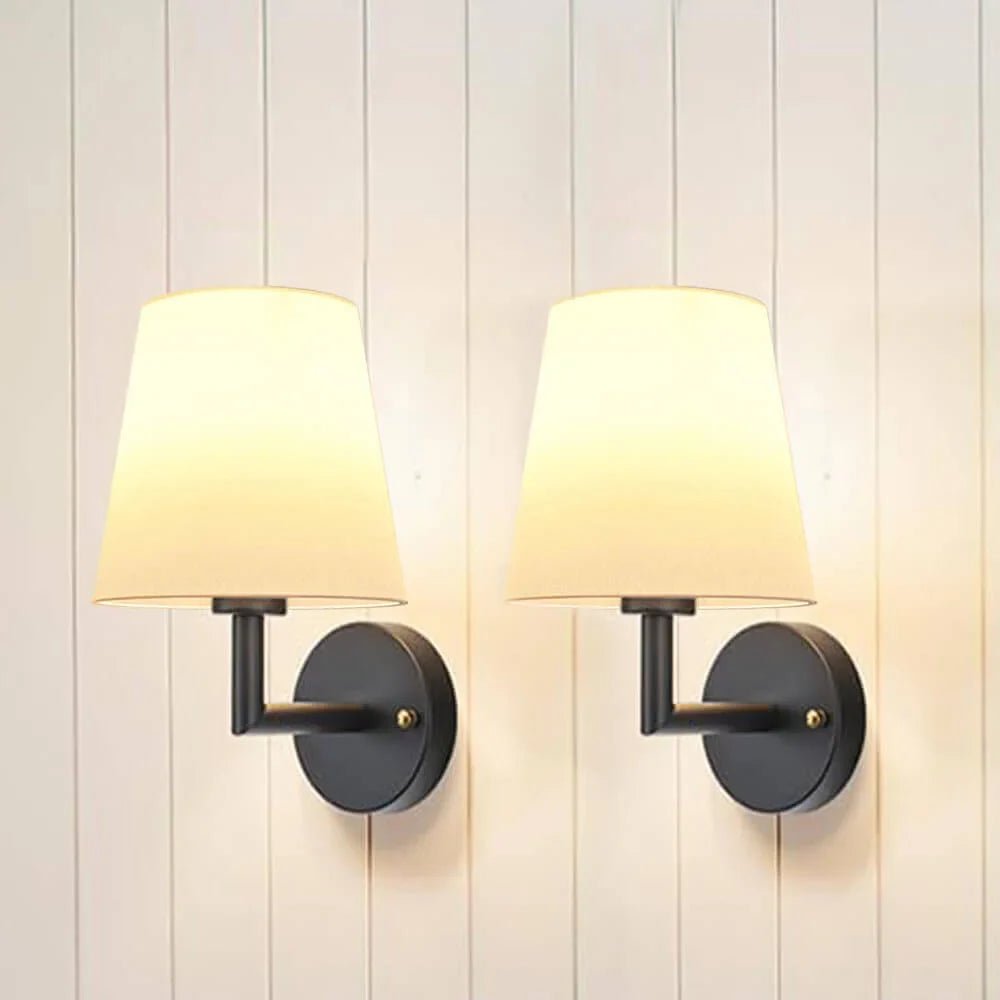 Wireless Fabric Wall Lamp - Vintage Style with Adjustable Lighting - Lexians