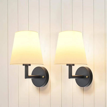 Wireless Fabric Wall Lamp - Vintage Style with Adjustable Lighting - Lexians