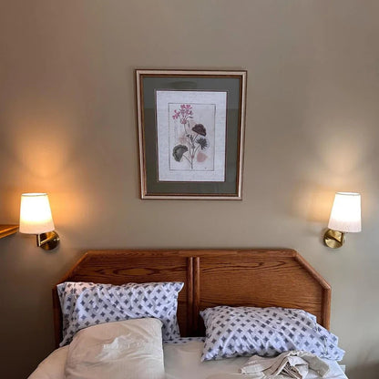 Wireless Fabric Wall Lamp - Vintage Style with Adjustable Lighting - Lexians
