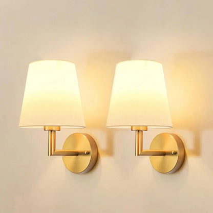 Wireless Fabric Wall Lamp - Vintage Style with Adjustable Lighting - Lexians