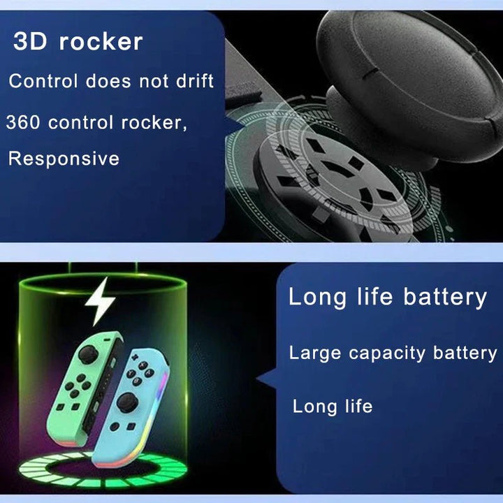 Wireless Switch Controller with RGB Lighting - Lexians