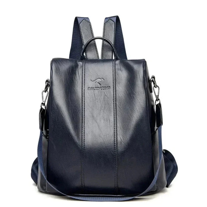 Secure ladies' anti-theft travel backpack with hidden zippers. Ideal for safe trips and everyday carry needs.