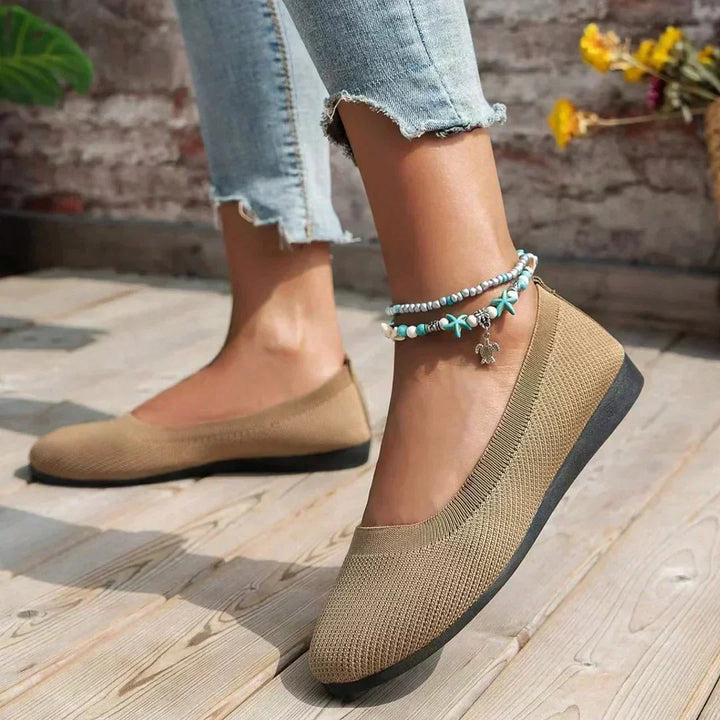 Women's orthopedic ballerinas, stylish comfort flats for all-day casual and office wear.