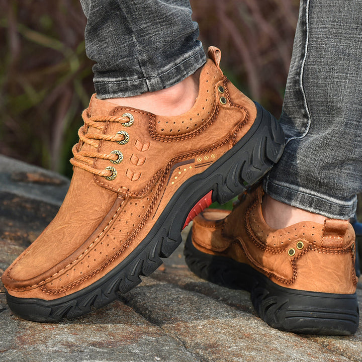 Orthopedic women's leather boots, comfortable for daily errands and casual wear