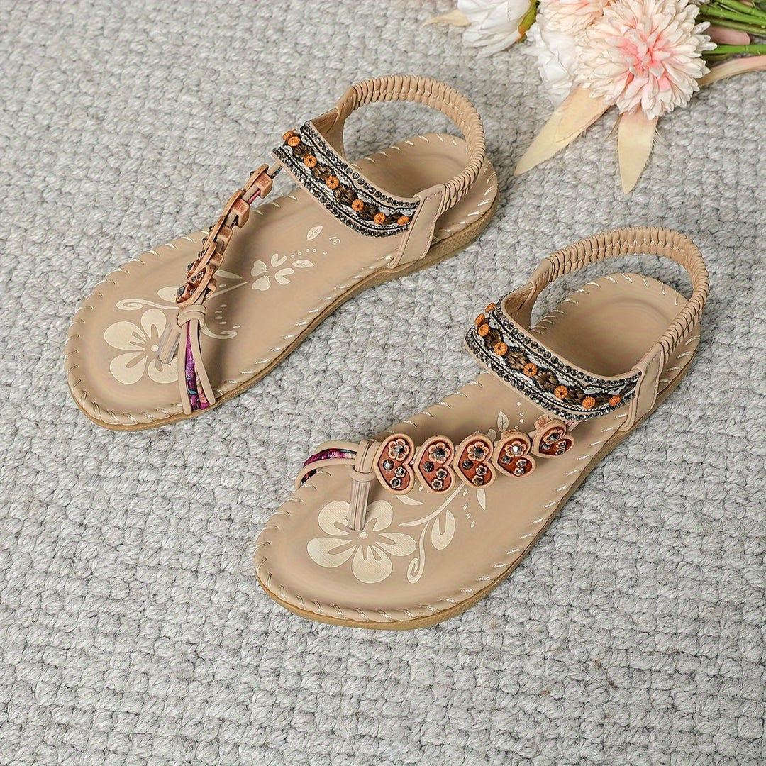 Durable women's orthopedic sandals with contoured footbed, arch support & adjustable straps for comfort.