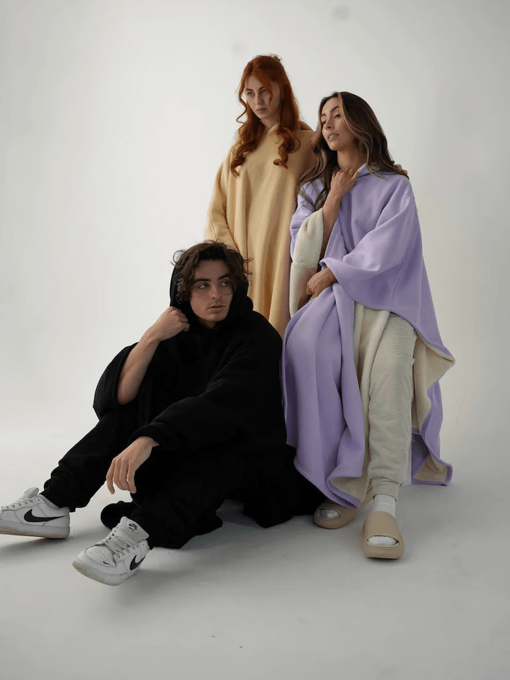 Women's luxurious oversized hoodie, soft for ultimate comfort and relaxation.