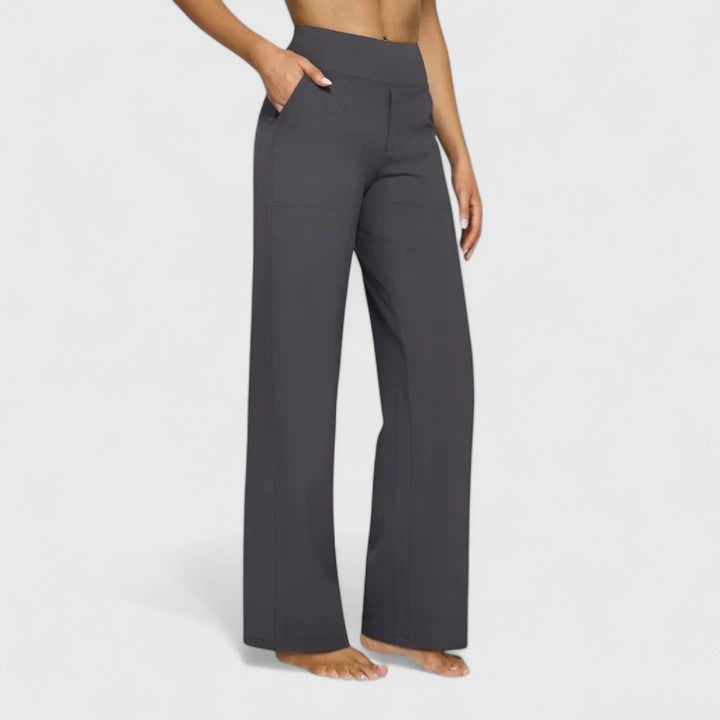 Effortless sophisticated pull-on pants for women, offering a sleek look & all-day comfort.