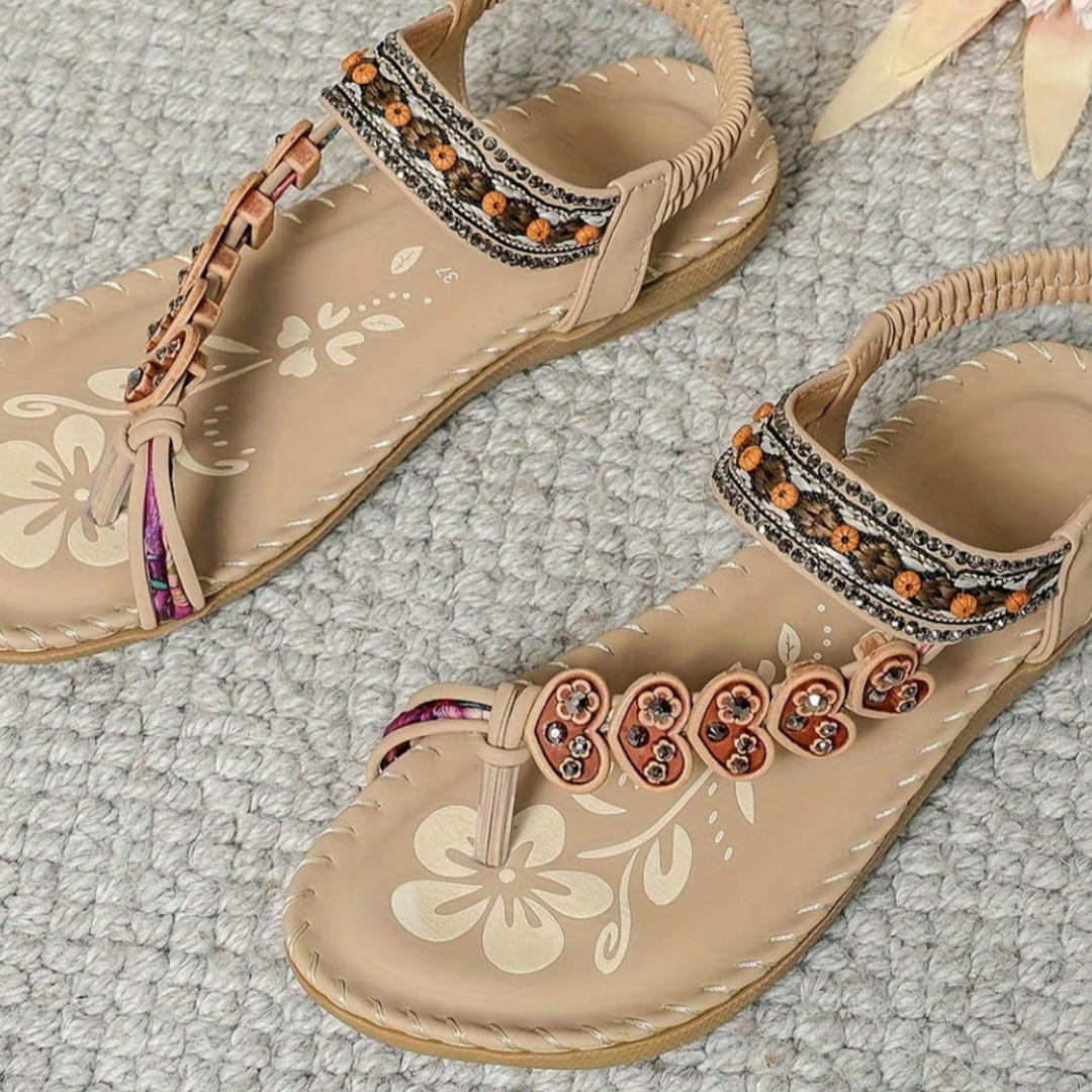 Comfortable women's everyday sandals. Stylish open-toe slip-on footwear, perfect for casual summer outings.