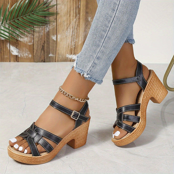 Women's stylish wedge sandals for everyday comfort, perfect for summer walks.