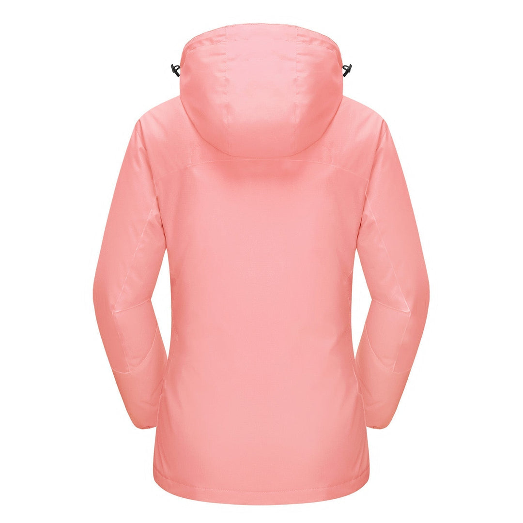 Verona 3-in-1 women's jacket in a bright yellow, making a statement while providing outdoor protection.