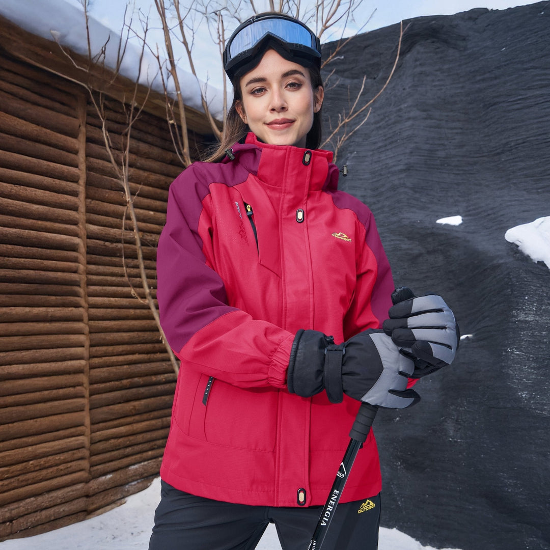 Verona 3-in-1 women's winter coat, featuring sealed seams for superior waterproofing and durability.