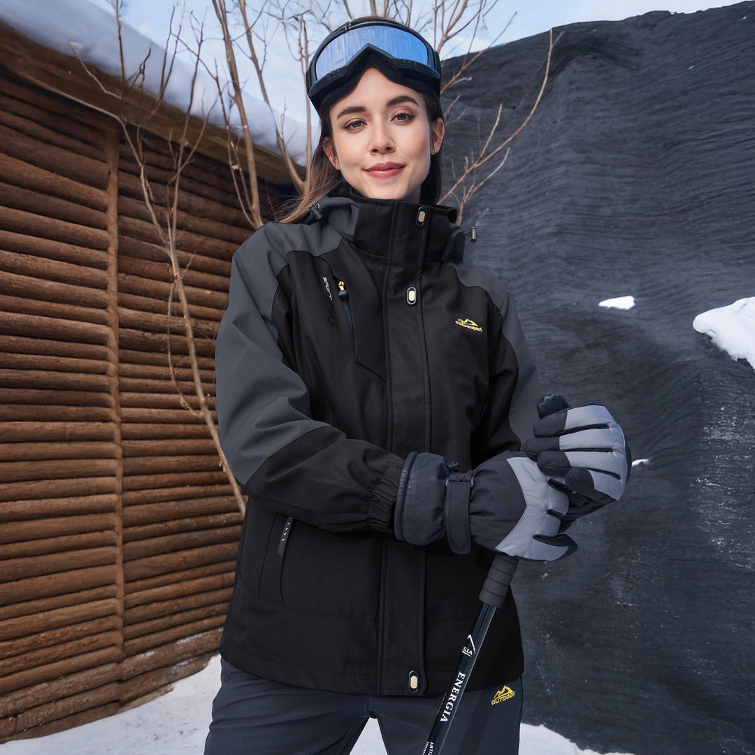 Studio shot of the Verona 3-in-1 women's jacket, showcasing its clean lines and quality craftsmanship.