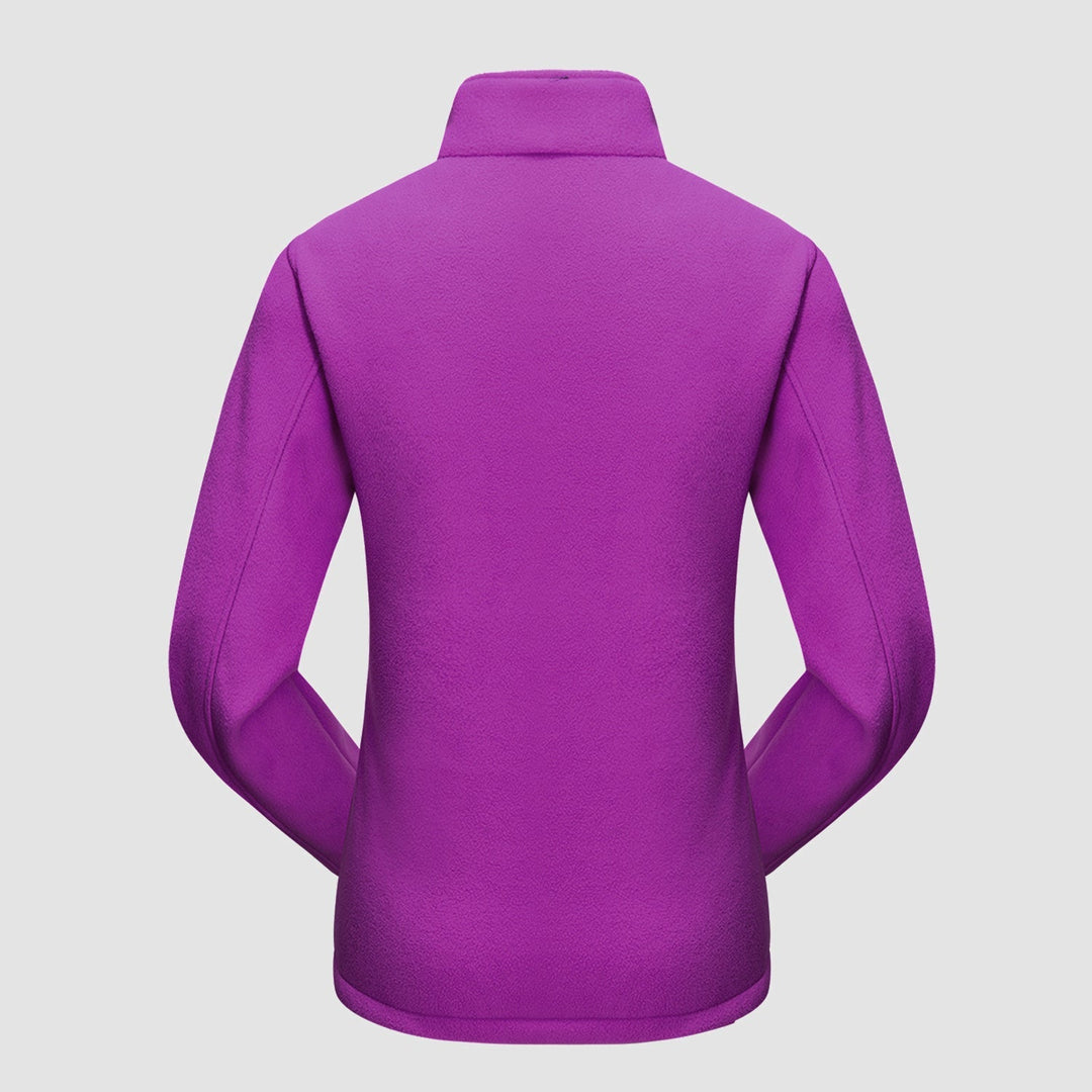 Verona 3-in-1 women's jacket in a bright coral, standing out while ensuring protection from rain.