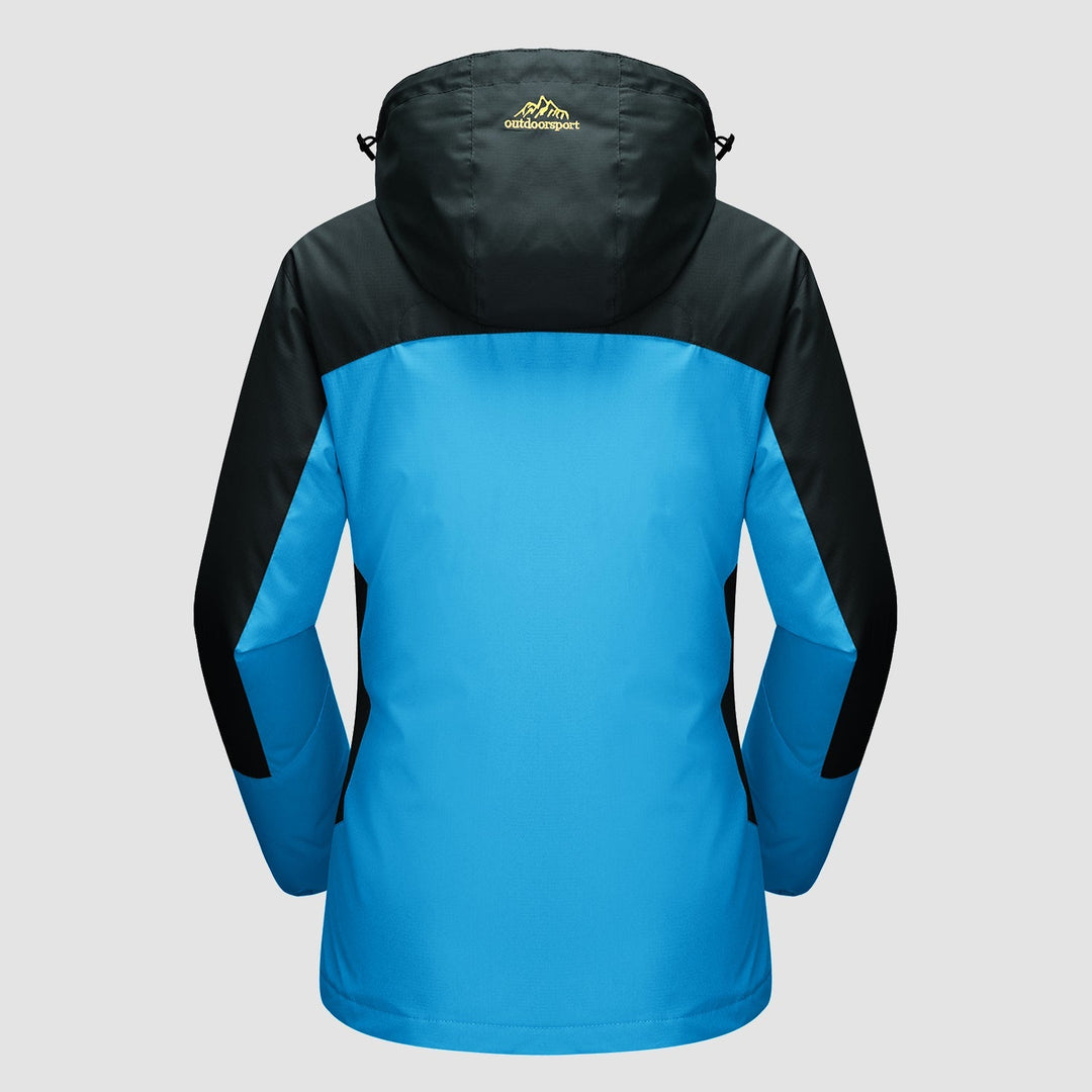 Verona 3-in-1 women's jacket, in a rich chocolate brown, versatile and warm for fall and winter.