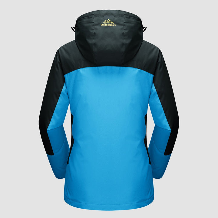 Verona 3-in-1 women's jacket, in a rich chocolate brown, versatile and warm for fall and winter.